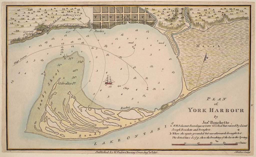 Plan of York Harbour - Map